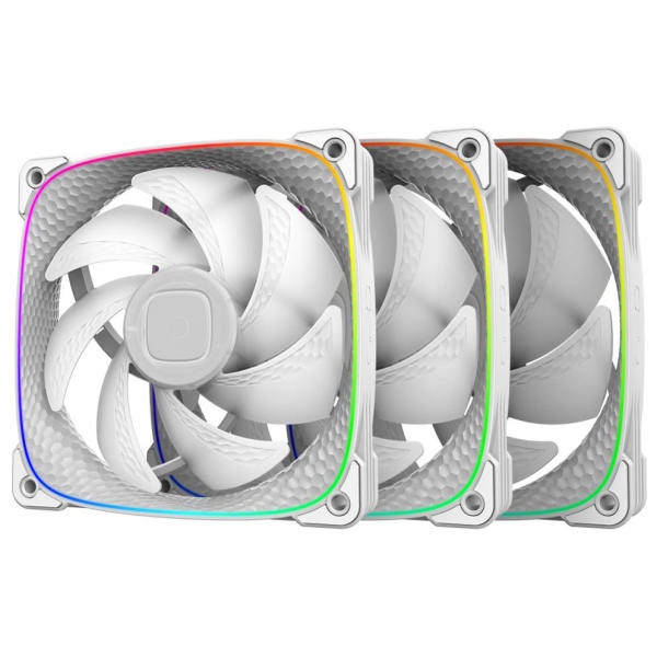 Geometric Future SQUAMA 2503W GF-SQ-2503W-3P White Case Fan