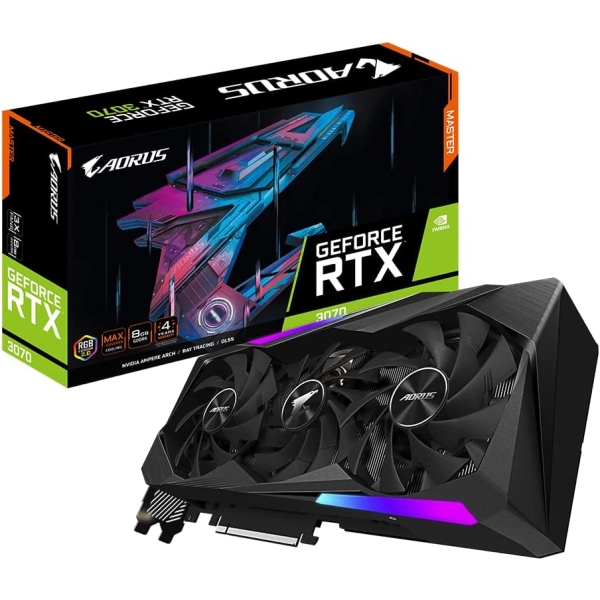 Graphic Card GIGABYTE AORUS GV-N3070AORUS M-8GD Rev2.0 PCIExp 8GB