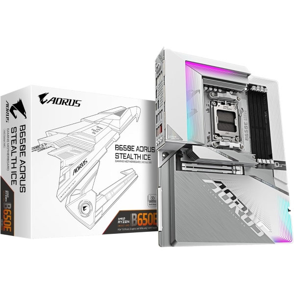 GIGABYTE B650E A STEALTH ICE Mother Board