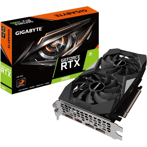 Graphic Card GIGABYTE GV-N2060D6-12GD PCIExp 12GB