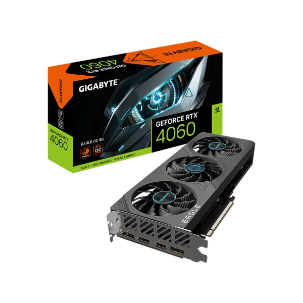 GIGABYTE GV-N4060EAGLE OC-8GD PCIExp 8GB Graphic Card