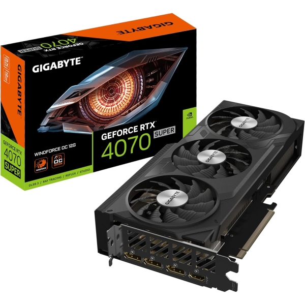 GIGABYTE GV-N407SWF3OC-12GD PCIExp 12GB Graphic Card