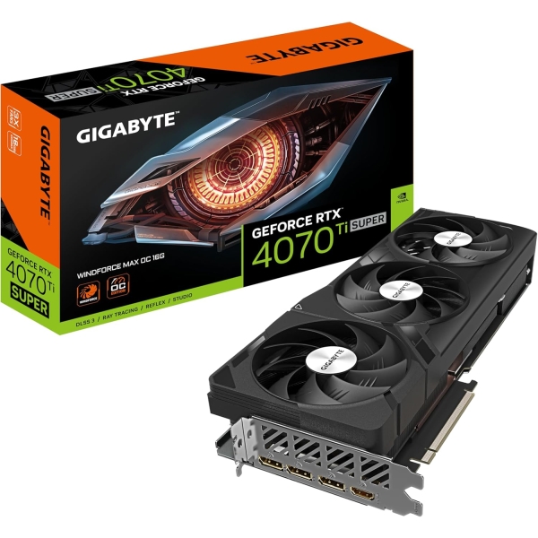 GIGABYTE GV-N407TSWF3MAX OC-16GD PCIExp 16GB Graphic Card