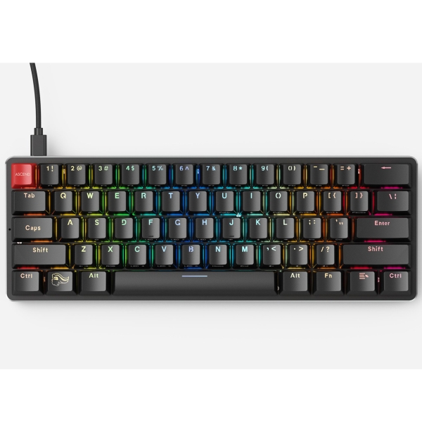 Keyboard Glorious PC Gaming Race Glorious GMMK Compact USA GMMK-COMPACT-BRN Tea Axis