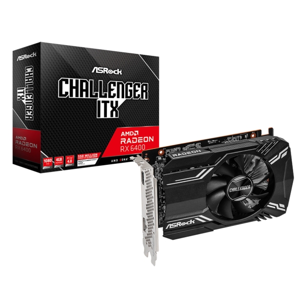 Graphic Card ASRock Radeon RX 6400 Challenger ITX 4GB PCIExp 4GB