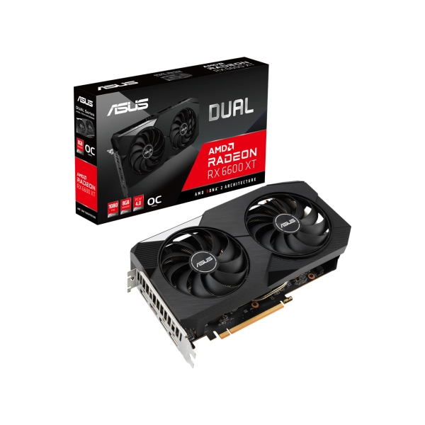 Graphic Card ASUS DUAL-RX6600XT-O8G PCIExp 8GB