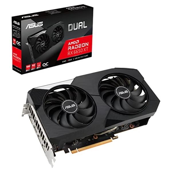 Graphic Card ASUS DUAL-RX6650XT-O8G PCIExp 8GB