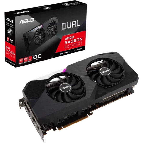 Graphic Card ASUS DUAL-RX6700XT-O12G PCIExp 12GB