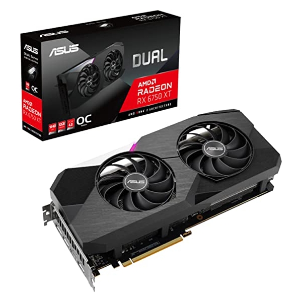 Graphic Card ASUS DUAL-RX6750XT-O12G PCIExp 12GB