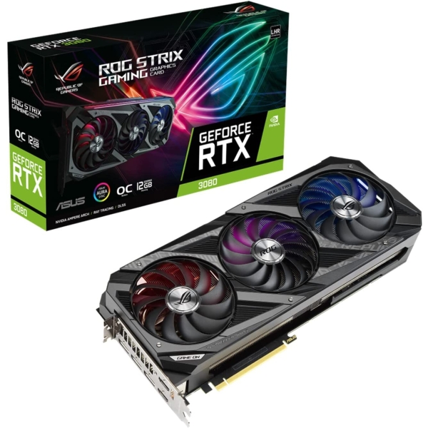 Graphic Card ASUS ROG-STRIX-RTX3080-O12G-GAMING PCIExp 12GB