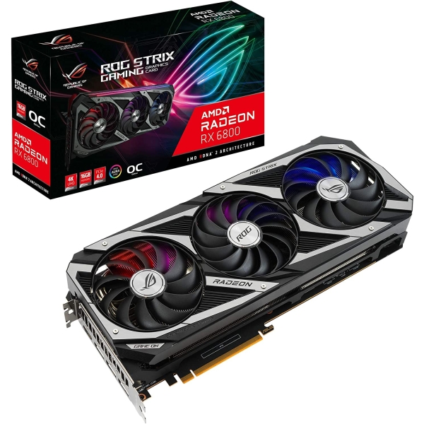 Graphic Card ASUS ROG-STRIX-RX6800-O16G-GAMING PCIExp 16GB