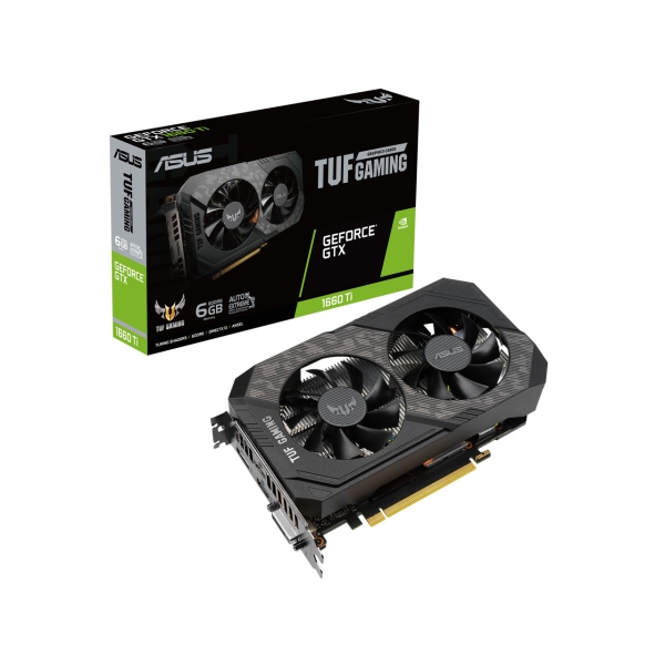 Graphic Card ASUS TUF-GTX1660TI-6G-EVO-GAMING PCIExp 6GB