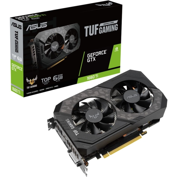 Graphic Card ASUS TUF-GTX1660TI-T6G-EVO-GAMING PCIExp 6GB