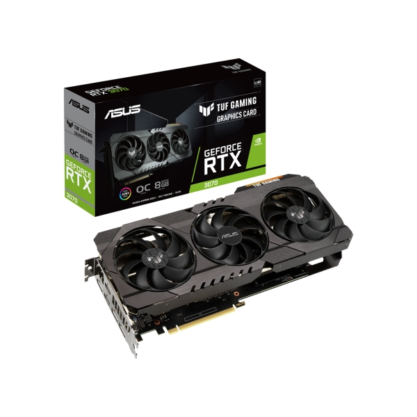 Graphic Card ASUS TUF-RTX3070-O8G-V2-GAMING PCIExp 8GB