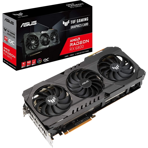 Graphic Card ASUS TUF-RX6800-O16G-GAMING PCIExp 16GB