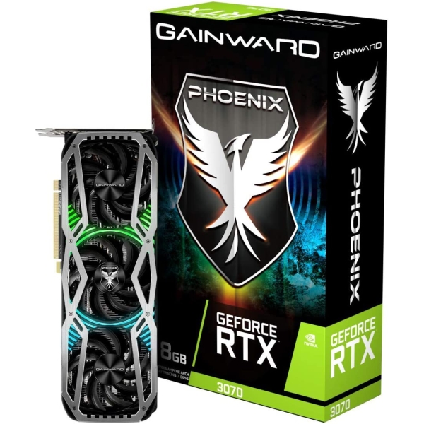 Graphic Card GAINWARD GeForce RTX 3070 Phoenix NE63070019P2-1041X PCIExp 8GB