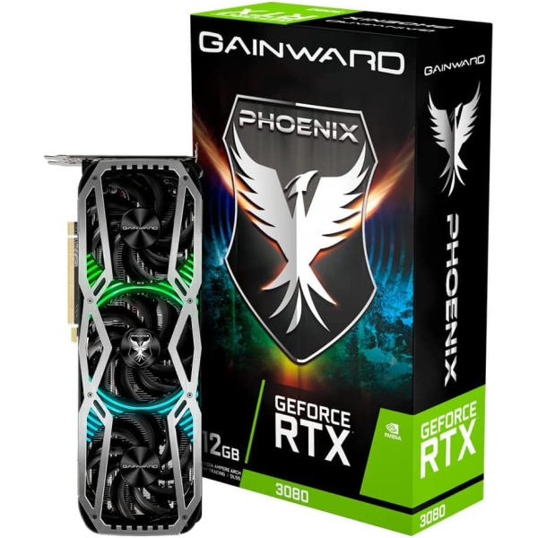 Graphic Card GAINWARD GeForce RTX 3080 12GB Phoenix NED3080019KB-132AX PCIExp 12GB