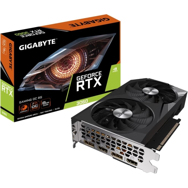 GIGABYTE GV-N3060GAMING OC-8GD PCIExp 8GB Graphic Card