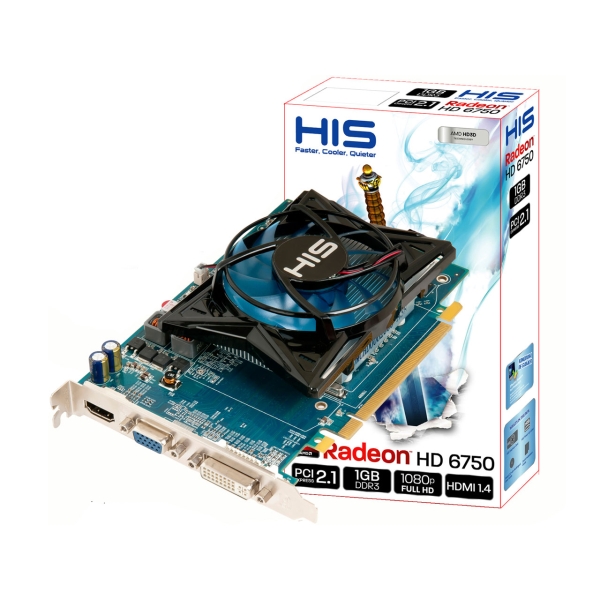 Graphic Card HIS H675FS1G PCIExp 1GB