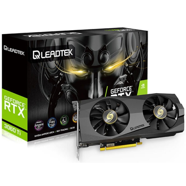 Graphic Card LEADTEK WinFast RTX 3060 Ti HURRICANE 8G PCIExp 8GB