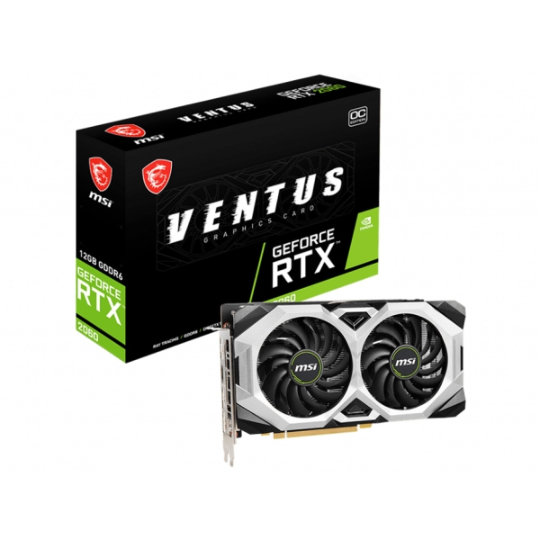 Graphic Card MSI GeForce RTX 2060 VENTUS 12G OC PCIExp 12GB