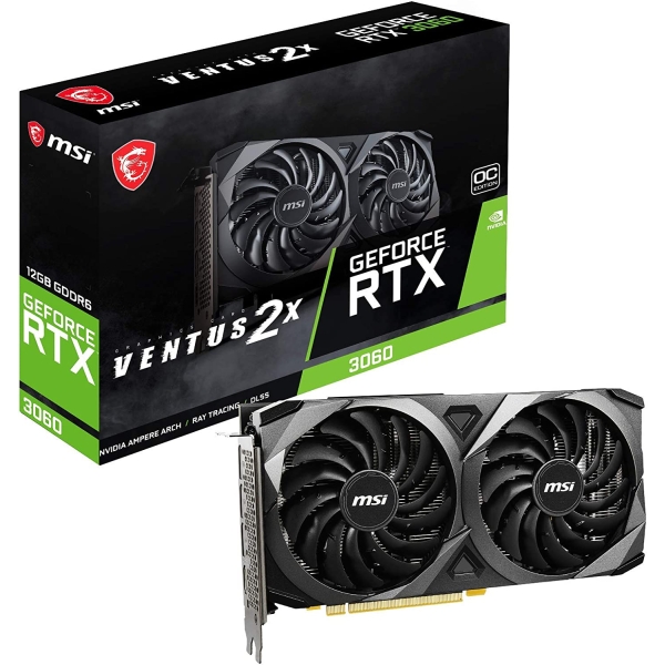 Graphic Card MSI GeForce RTX 3060 VENTUS 2X 12G OC PCIExp 12GB