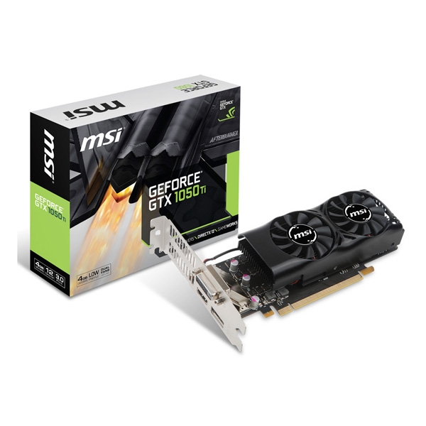 Graphic Card MSI GTX 1050 Ti 4GT LP PCIExp 4GB