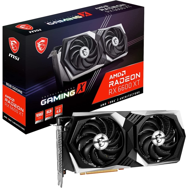 Graphic Card MSI Radeon RX 6600 XT GAMING X 8G PCIExp 8GB