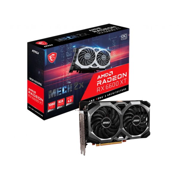 Graphic Card MSI Radeon RX 6600 XT MECH 2X 8G OCV1 PCIExp 8GB