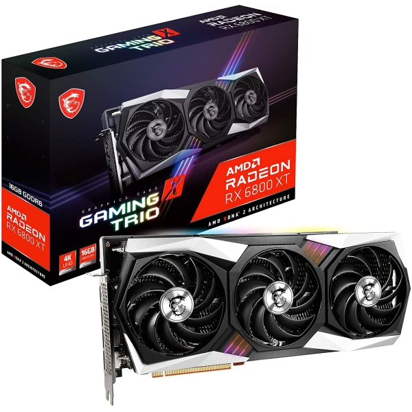 Graphic Card MSI Radeon RX 6800 XT GAMING X TRIO 16G PCIExp 16GB