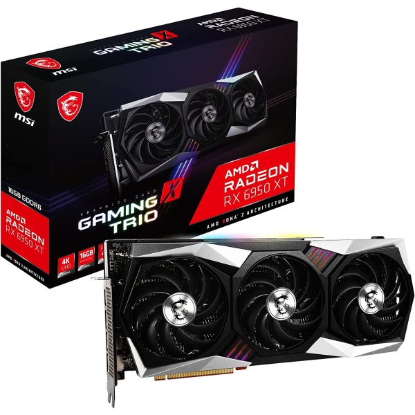 Graphic Card MSI Radeon RX 6950 XT GAMING X TRIO 16G PCIExp 16GB