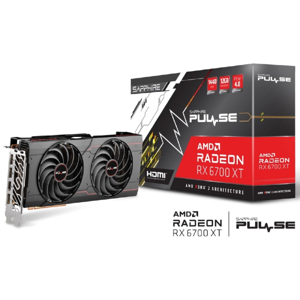 Graphic Card SAPPHIRE PULSE Radeon RX 6700 XT 12G GDDR6 PCIExp 12GB