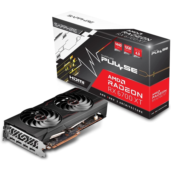 Graphic Card SAPPHIRE PULSE Radeon RX 6700 XT OC 12G GDDR6 PCIExp 12GB