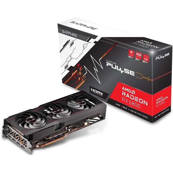 Graphic Card SAPPHIRE PULSE RADEON RX 6800 OC 16G GDDR6 PCIExp 16GB