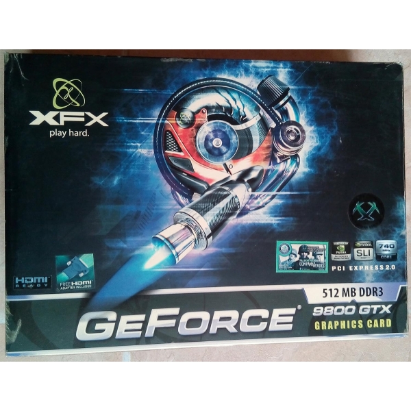 XFX PV-T98F-YDD PCIExp 512MB Graphic Card