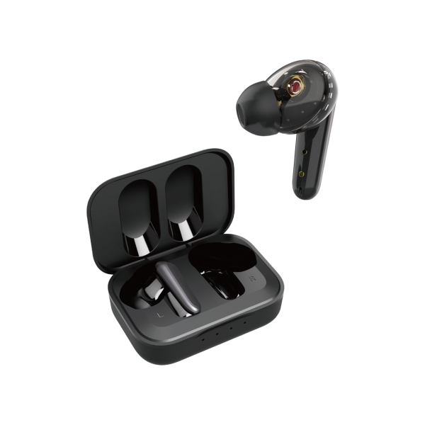 GREEN HOUSE GH-TWSG-BK black Earphone Headphone