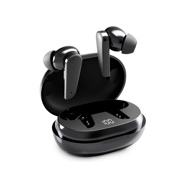 GREEN HOUSE GH-TWSH-BK black Earphone Headphone