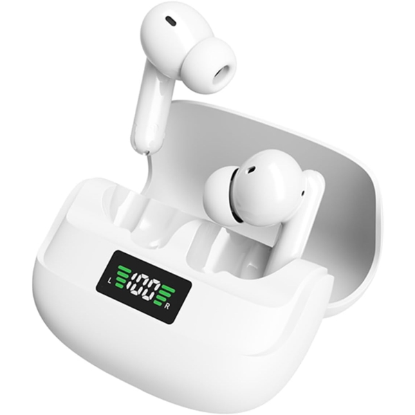 Green House GH-TWSW-WH white Earphone Headphone