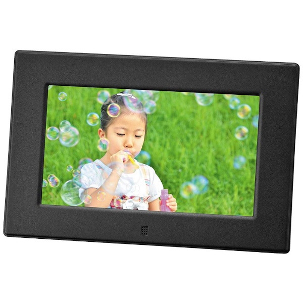 Greenhouse GH-DF7V-BK black Digital Photo Frame