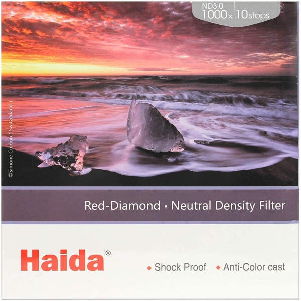 Camera Lens Filter Haida red diamond ND3.0(1000 X) filter 100*100mm Lens Filter