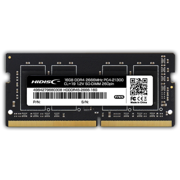 HI pieces HDDDR4S-2666-16G SODIMM DDR4 PC4-21300 16GB Memory