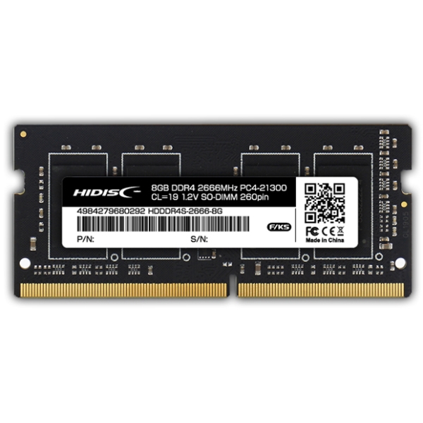 HI pieces HDDDR4S-2666-8G SODIMM DDR4 PC4-21300 8GB Memory