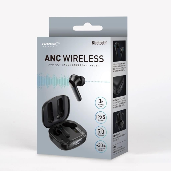 HIDISC HDBTANC39BK black Earphone Headphone