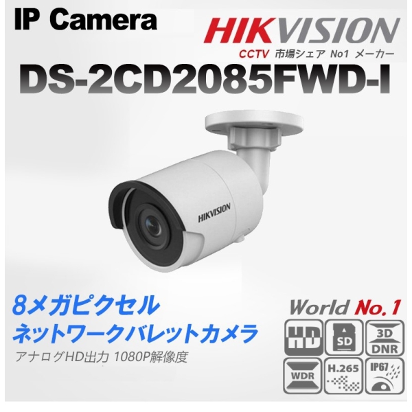 Video Surveillance Camera HIKVISION DS-2CD2085FWD-I Video Surveillance Camera