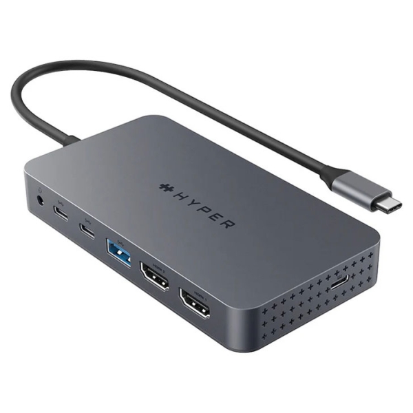 HYPER HyperDrive Next Dual 4K HDMI 7 Port USB-C Hub HP-HD7002GL USB Hub