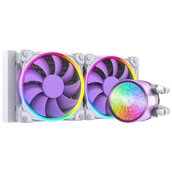 ID-COOLING PINKFLOW 240 DIAMOND PURPLE CPU Fan