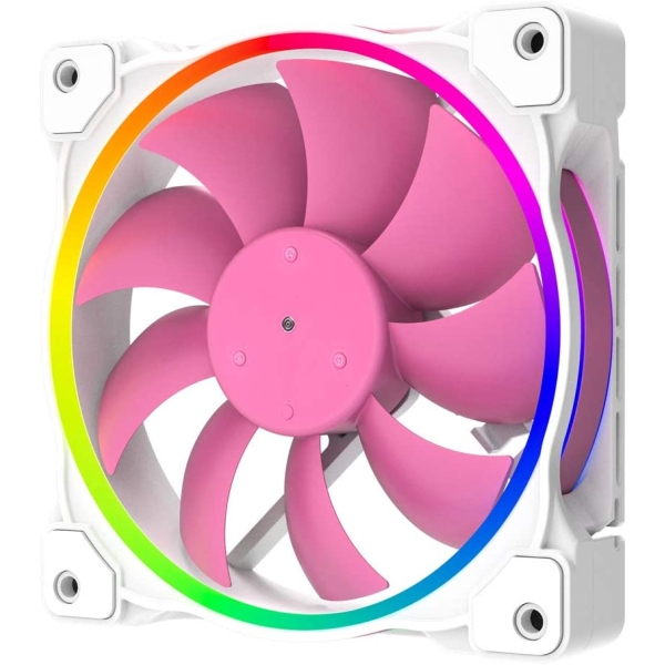 Case Fan ID-COOLING ZF-12025-PINK white/pink