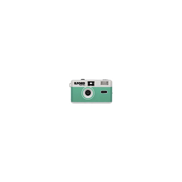 Compact Camera ILFORD SPRITE 35-II Silver and Teal Green Compact Camera