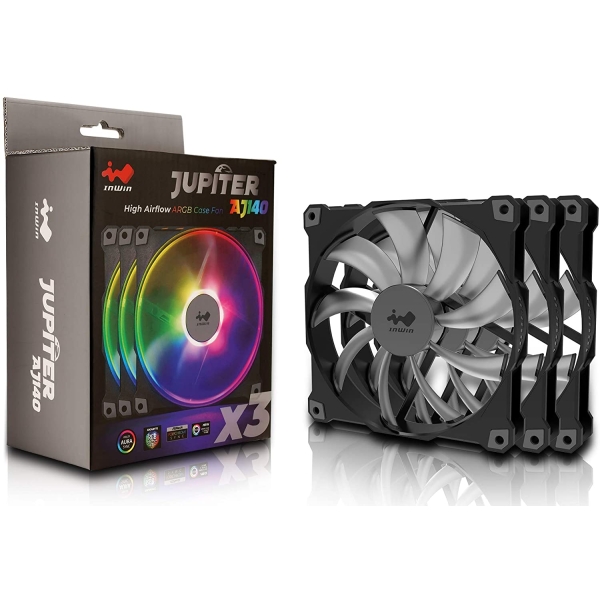 Case Fan IN WIN Jupiter AJ140 FN-AJ140-3PK black