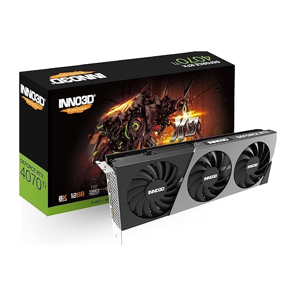 Inno3D GeForce RTX 4070 Ti X3 N407T3-126X-186148N PCIExp 12GB Graphic Card